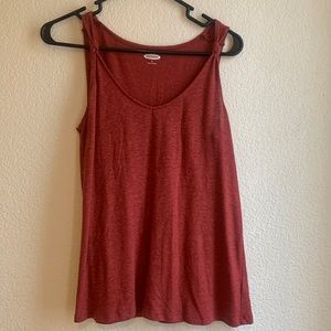 Old navy red tank top medium